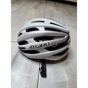 Giro Foray Road Bike Helmet White Silver Large 59-63cm Roc Loc 5 Adjustable